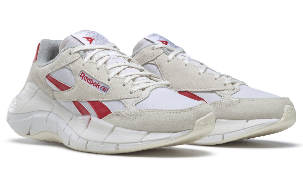 Кроссовки Кроссовки Reebok Zig Kinetica 2.5 Plus white/chalk/vector red Артикул GV699910.5, GV69997.5, GV69997, GV69999, GV699912, GV699910, GV699911, GV69999.5, GV69998.5, GV699911.5, GV69998