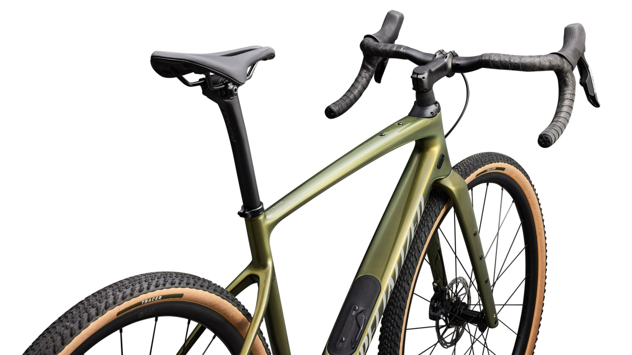 Гравийные велосипеды, комфорт плюс Specialized Diverge 4 Comp Carbon 2026 SRAM Apex AXS Laurel Green Metallic/ Dolomite Metallic Артикул 95426-5354, 95426-5349, 95426-5361, 95426-5356, 95426-5352, 95426-5358