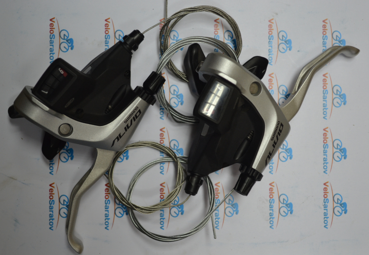 Манетки Комплект Шифтер с тормозной ручкой Shimano Alivio M430 3х9 Артикул ESTM430PTAS, ESTM430PTAL