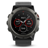Спортивные часы Garmin Fenix 5x Sapphire серые с металлическим браслетом Артикул 010-01733-03