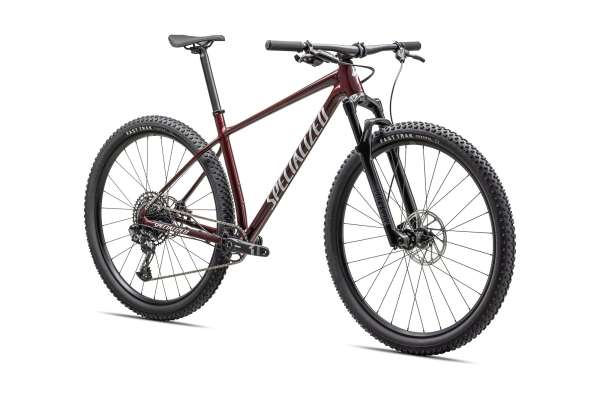 Specialized Chisel Hardtail Comp 2023 Gloss Red Tint Over Smoke / White