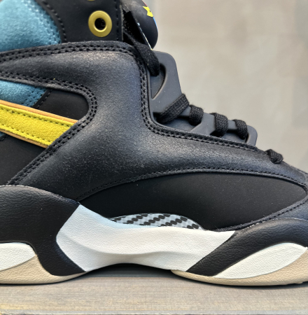 Кроссовки Кроссовки Reebok SHAQ ATTAQ core black/dark sable/luxe blue Артикул HR06038, HR06038.5, HR06036.5, HR06039, HR06037.5, HR06037