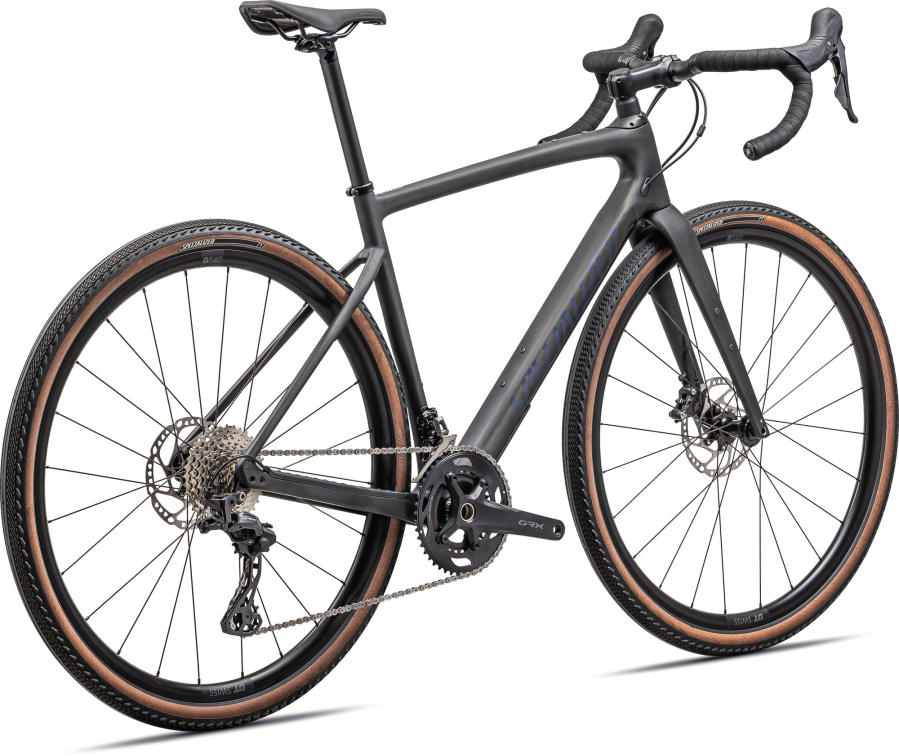 Гравийные велосипеды, комфорт плюс Specialized Diverge Sport Carbon 2025 Carbon / Blue Onyx Артикул 95425-6049, 95425-6054, 95425-6056, 95425-6058, 95425-6052, 95425-6061, 95425-6044