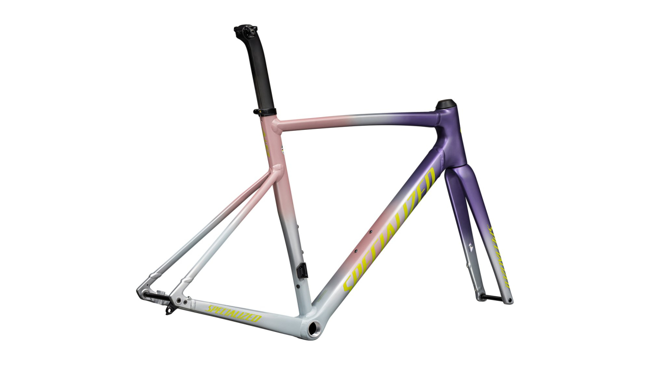 Рамы шоссе, гревел рама Specialized Allez Sprint 2025 Satin Dusty Pink Multicolor Radial Fade / Ion Metallic Артикул 70025-7252, 70025-7258, 70025-7254, 70025-7261, 70025-7249, 70025-7256