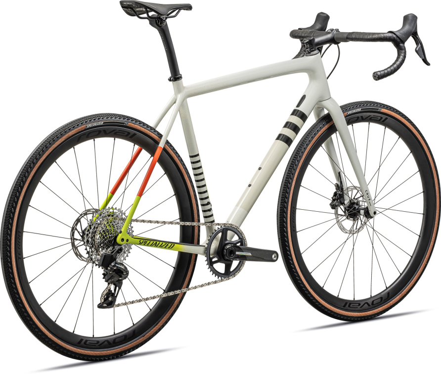 Гравийный велосипед, гоночный Specialized Crux Pro 2024 Gloss Dune White Birch Cactus Bloom Speckle Артикул 91424-1158, 91424-1149, 91424-1154, 91424-1156, 91424-1152, 91424-1161