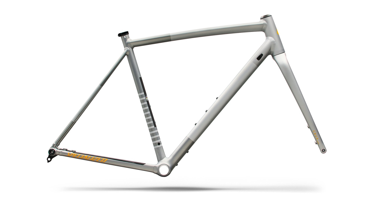Рамы шоссе, гревел рама Specialized Crux DSW 2026 Shadow Silver / California Sunshine Артикул 71426-7456, 71426-7449, 71426-7454, 71426-7452, 71426-7461, 71426-7458