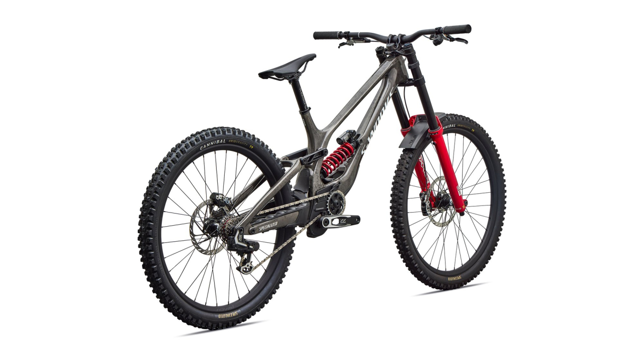 S-WORKS горные велосипеды Specialized S-Works Demo Race 2027 Gloss Charcoal / Dolomite Metallic / White Артикул 94527-0104, 94527-0102, 94527-0103