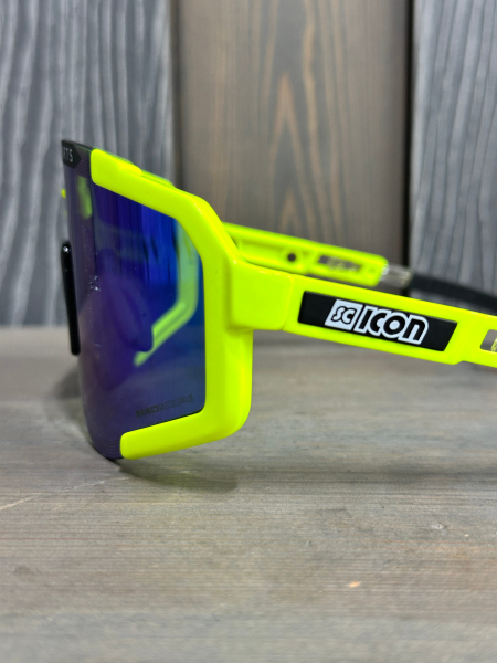 Очки Очки спортивные Scicon AeroScope оправа Yellow Fluo линза SCNPP Multimirror Blue + Clear Артикул 