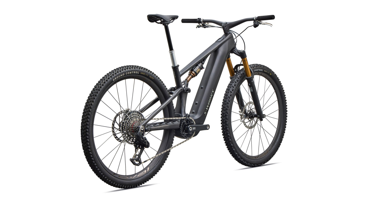 TURBO LEVO - лучшее из возможного! Specialized S-Works Turbo Levo R Ultralight 29 SRAM XX Eagle AXS 2027 Satin Carbon / Silver Foil Артикул 95727-0902, 95727-0903, 95727-0905, 95727-0904