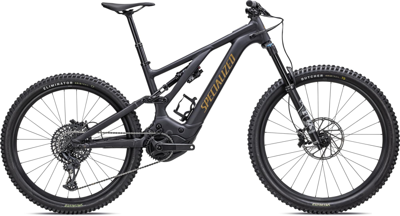 TURBO LEVO - лучшее из возможного! Specialized Turbo Levo Comp Alloy 2023 Satin Midnight Shadow / Harvest Gold Metallic Артикул 95223-5105, 95223-5106, 95223-5104, 95223-5101, 95223-5102, 95223-5103
