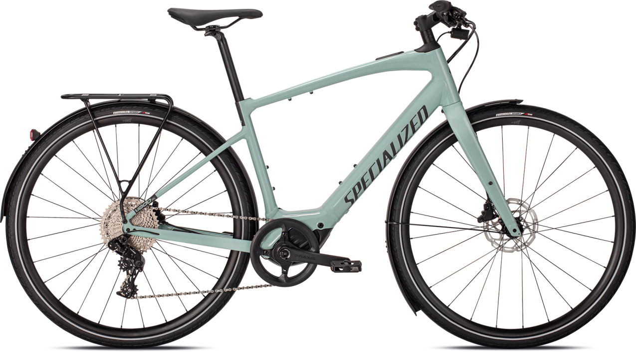TURBO VADO - свой в городе! Specialized Turbo Vado SL 4.0 EQ 2022 White Sage / Black Reflective Артикул 93922-5203, 93922-5205, 93922-5204, 93922-5202