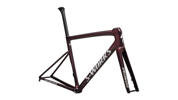 рама specialized s-works tarmac sl8 2025 gloss solidity / red to black pearl / metallic white