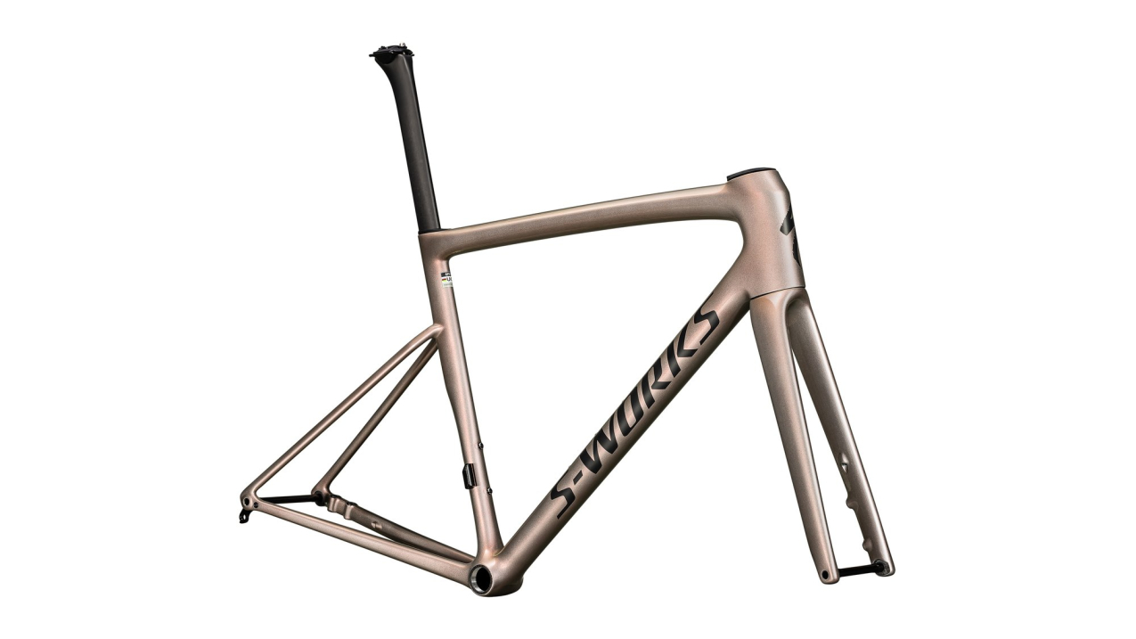 S-WORKS велосипеды шоссе Specialized S-Works Tarmac SL8 2025 Gloss Viavi Red Gold Over Silver / Satin Metallic Obsid Артикул 74925-1549, 74925-1552, 74925-1544, 74925-1558, 74925-1554, 74925-1556, 74925-1561