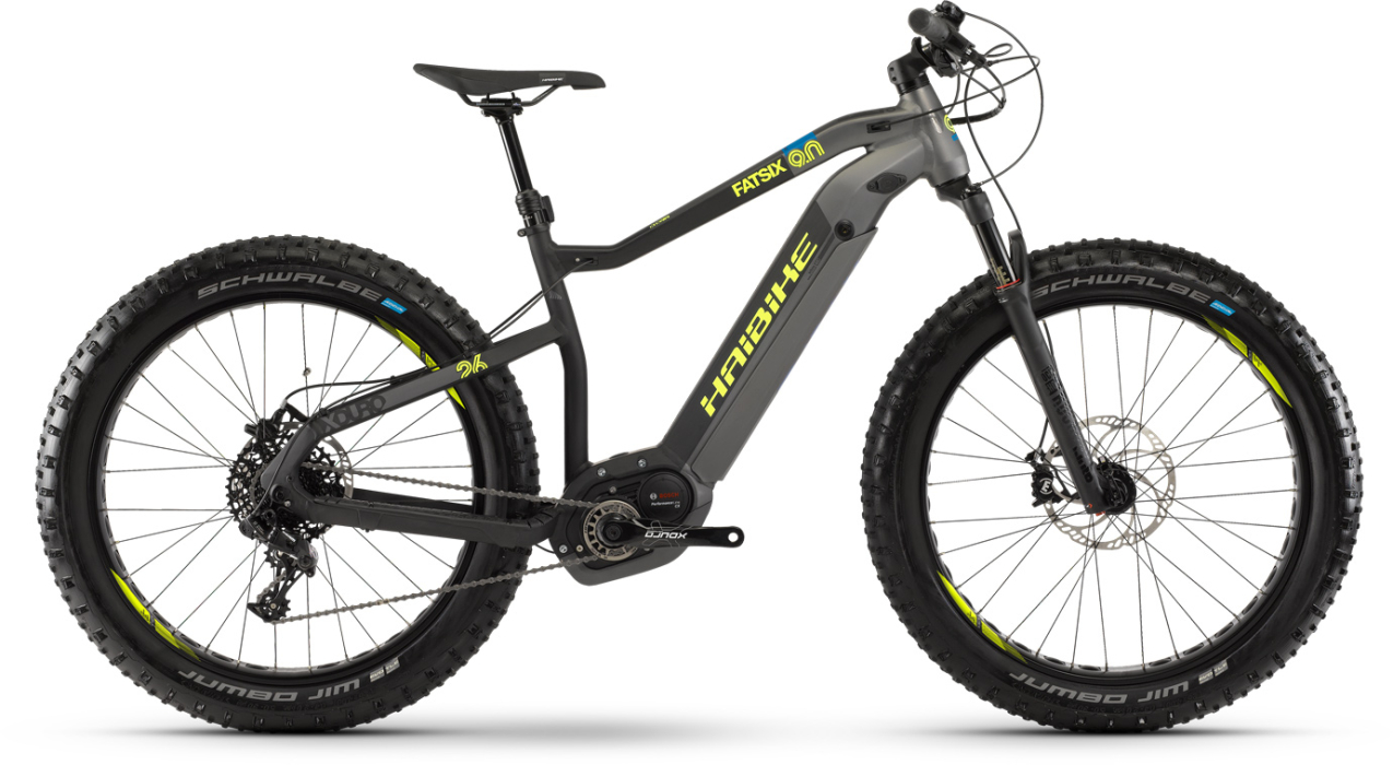 Электровелосипеды с двигателем Bosch, Yamaha, Shimano HAIBIKE XDURO FatSix 9.0 i500Wh 11 s. NX 2019 / серый Артикул 4541168945