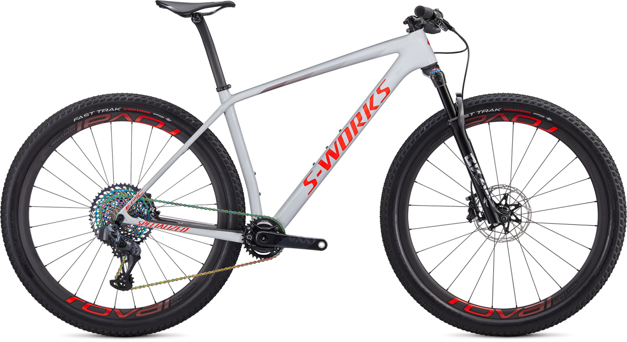 S-WORKS горные велосипеды Specialized S-Works Epic Hardtail Carbon Sram AXS 29 2020 серый-красный Артикул 91320-0105, 91320-0103, 91320-0104, 91320-0102