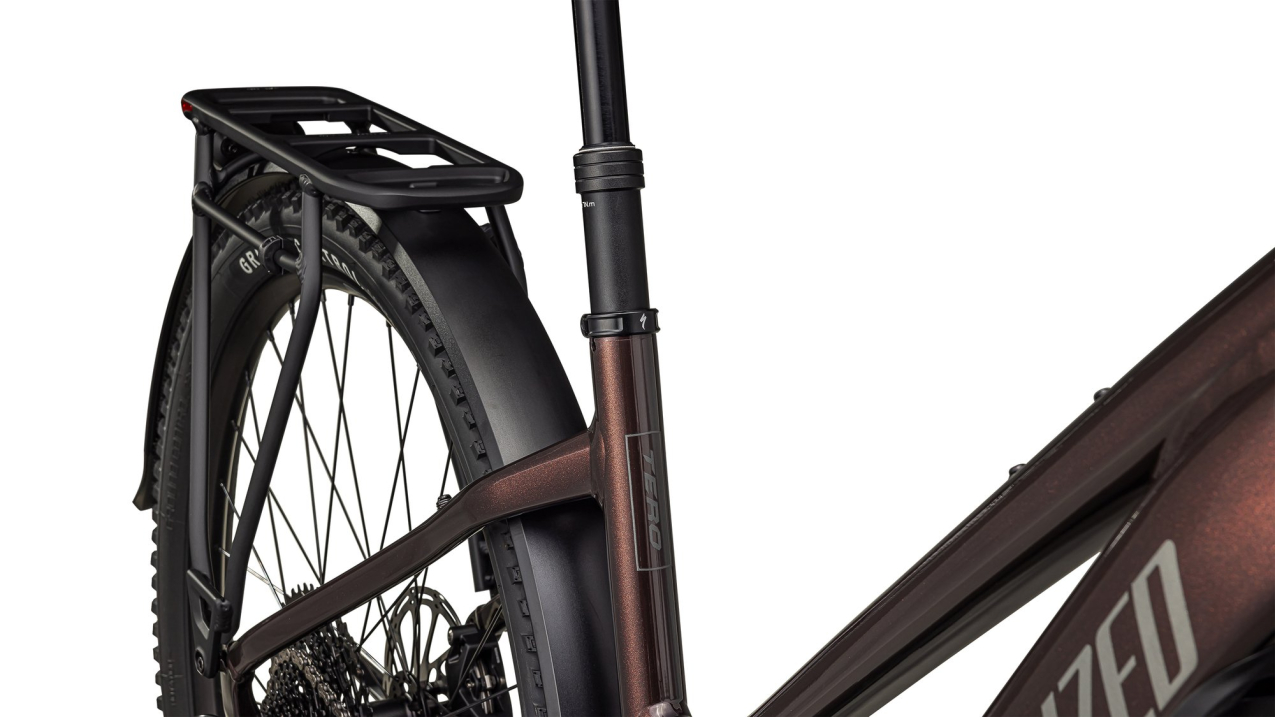 TURBO TERO - Способность колесить где угодно! Specialized Turbo Tero 5.0 EQ Step-Through 2025 Gloss Red Onyx / Satin Smoke Артикул 95125-3704, 95125-3703, 95125-3702, 95125-3705