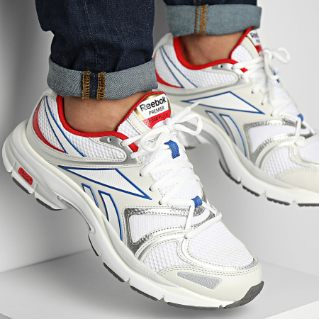 Кроссовки Кроссовки Reebok Premier Road Plus VI ftwr white/pure grey 1/vector red Артикул HP24696.5, HP246913, HP24697, HP246910.5, HP24699.5, HP24698.5, HP246910, HP246911, HP246911.5, HP246912, HP24699, HP24696, HP24694.5, HP24695, HP24695.5, HP24698, HP24697.5