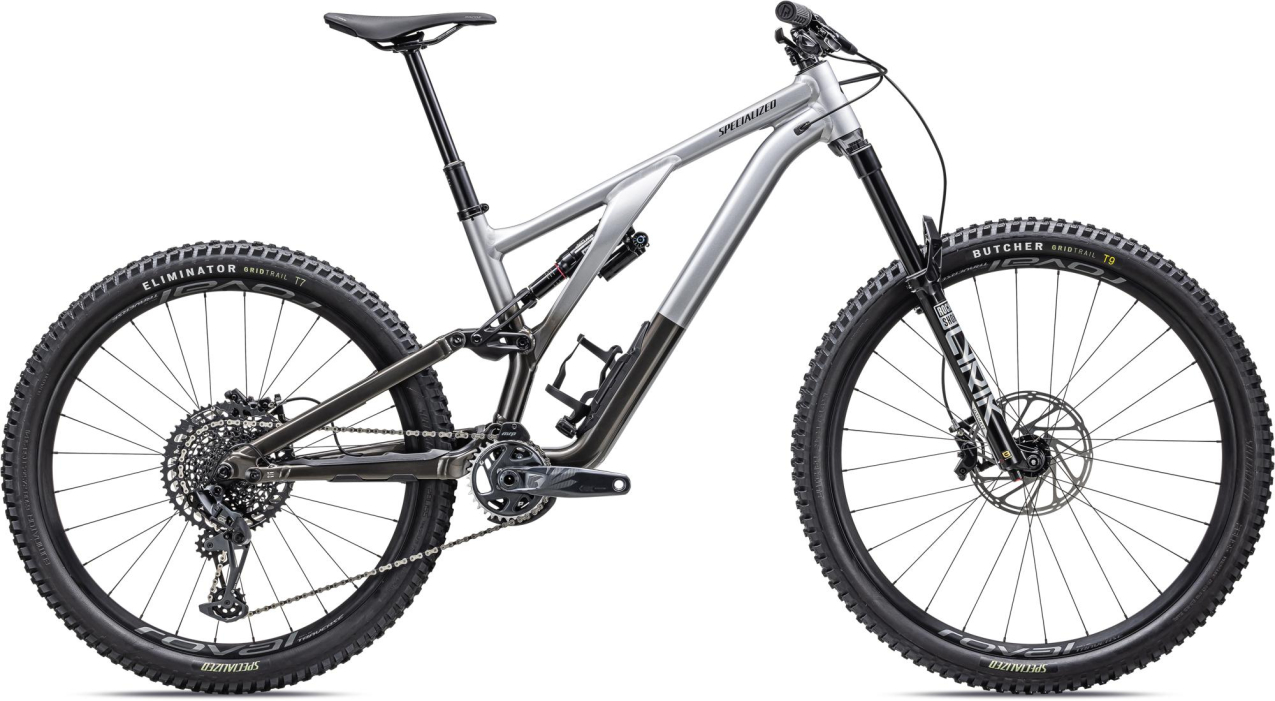 Купить Specialized Stumpjumper Evo Elite Alloy 2023 Gloss Silver Dust / Black Tint Артикул 96323-4004, 96323-4003, 96323-4005, 96323-4002, 96323-4001, 96323-4006