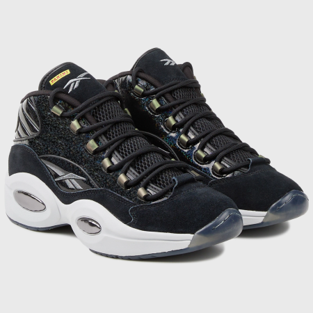 Кроссовки Кроссовки Reebok Question Mid core black/pure grey 6/silver met. Артикул HQ41359, HQ413510