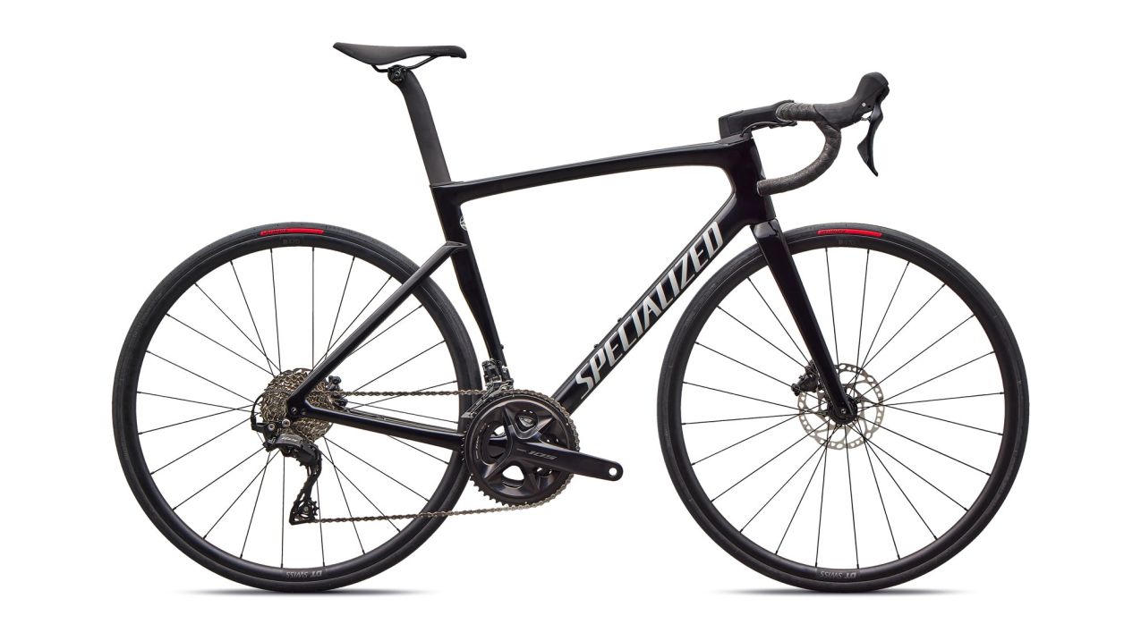 Шоссейные велосипеды Specialized Tarmac SL7 Sport - Shimano 105 2026 Gloss Black / Dolomite Metallic Артикул 90626-6461, 90626-6452, 90626-6458, 90626-6456, 90626-6444, 90626-6454, 90626-6449