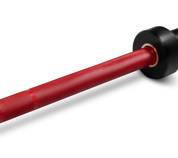 Гриф олимпийский BRONZE GYM прямой красный 20 кг МВН: 680кг с замками