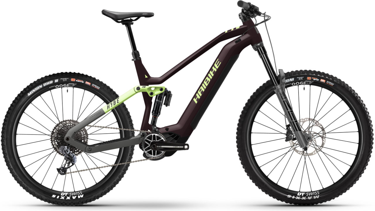 Электровелосипеды Premium Haibike Hybe 10.5 i720 Wh Sram GX Eagle AXS 2024 Choco/Canary/Grey Артикул 45904450, 45904460, 45904440