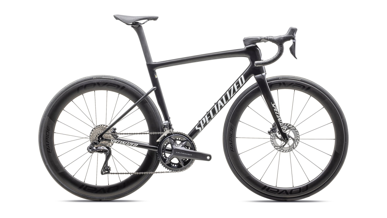 Шоссейные велосипеды Specialized Tarmac SL8 Pro - Ultegra Di2 2025 Gloss Carbon / Metallic White Silver Артикул 94925-1258, 94925-1244, 94925-1252, 94925-1261, 94925-1249, 94925-1256, 94925-1254