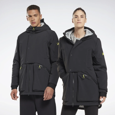 Куртки Куртка Reebok OW TW+GR PADDED PARKA black Артикул HG8924L, HG89242XL, HG8924M, HG8924XL, HG8924XS, HG8924S