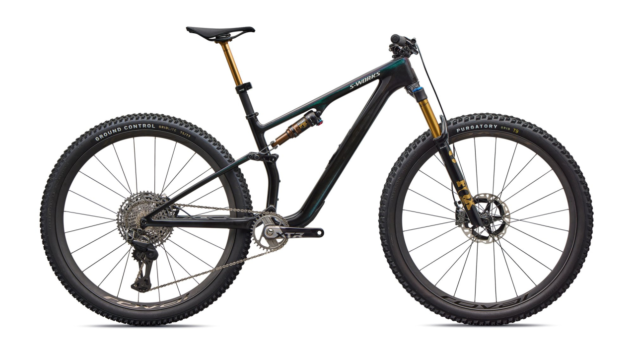 S-WORKS горные велосипеды Specialized S-Works Epic 8 Evo Di2 2026 Gloss Carbon / Green to Purple Viavi Fade / Brushed Liquid Артикул 90326-0303, 90326-0305, 90326-0302, 90326-0304