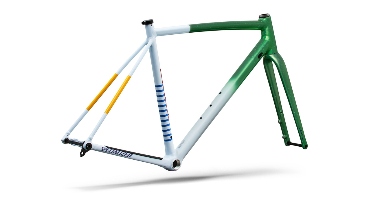 Рамы шоссе, гревел рама Specialized Crux DSW 2026 Oasis Tint Flake Silver Morning Mist/Purple Haze Артикул 71426-7349, 71426-7356, 71426-7358, 71426-7354, 71426-7352, 71426-7361