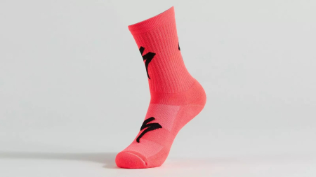 Носки Носки Specialized Techno MTB Tall Logo Imperial Red Артикул 64722-7735, 64722-7734, 64722-7732, 64722-7733