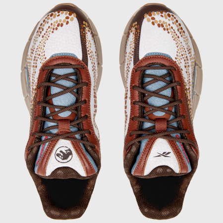 Кроссовки Кроссовки Reebok Zig Kinetica 2.5 Jurassic World stark grey/peat/grizzly brown Артикул HQ626310.5, HQ62638.5, HQ626312