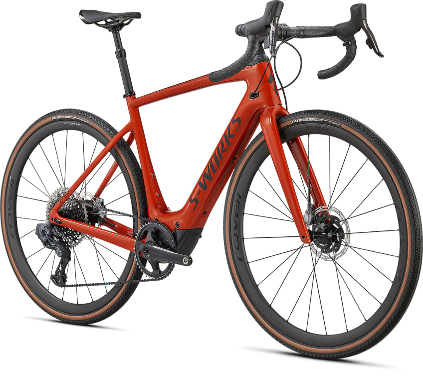 TURBO CREO - теперь 200 км реально! Specialized S-Works Turbo Creo SL Carbon EVO 2022 Gloss Redwood/Satin Carbon Артикул 98121-0105, 98121-0104, 98121-0102, 98121-0106, 98121-0103