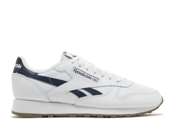 Кроссовки Кроссовки Reebok Classic Leather ftwr white/ftwr white/vector navy Артикул GV963910, GV963911.5, GV963911, GV96399