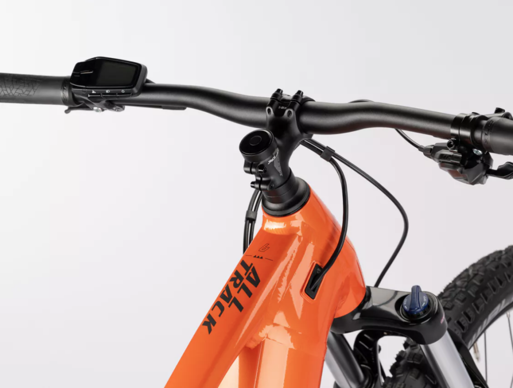 Электровелосипеды с двигателем Bosch, Yamaha, Shimano HAIBIKE AllTrack 6 27.5 i720Wh 11G Cues Ocean/Orange Артикул 45004440