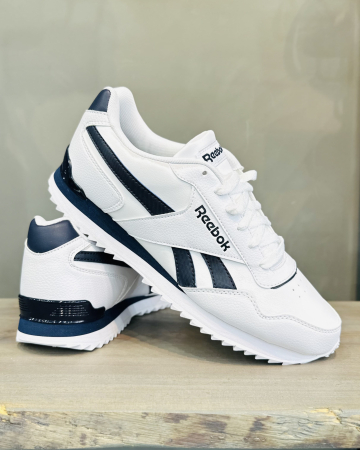 Кроссовки Кроссовки Reebok Royal Glide White/ Collegiate Navy Артикул BD532110, BD532113, BD532111.5, BD53219.5, BD532110.5, BD53219, BD53218.5
