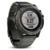 Спортивные часы Garmin Fenix 5x Sapphire серые с металлическим браслетом Артикул 010-01733-03