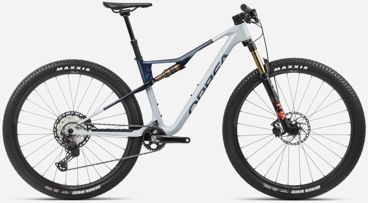 Купить Orbea OIZ M10 2024 Halo Silver Gloss Blue Carbon View Артикул REF.R238.GHSBCV.XL, REF.R238.GHSBCV.M, REF.R238.GHSBCV.L, REF.R238.GHSBCV.S