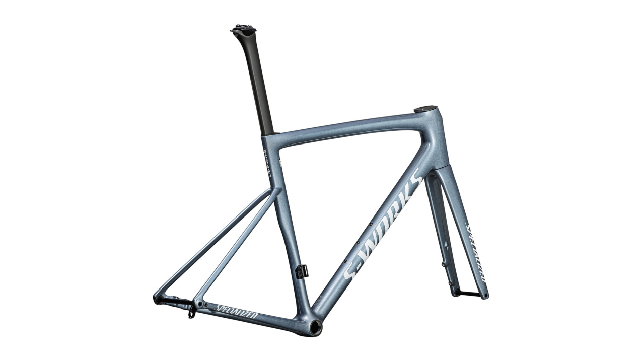 Рамы шоссе, гревел рама Specialized S-Works Tarmac SL8 2025 Gloss Glacial Metallic / Red To Gold Pearl / White Артикул 74925-0258, 74925-0252, 74925-0261, 74925-0254, 74925-0249, 74925-0244, 74925-0256