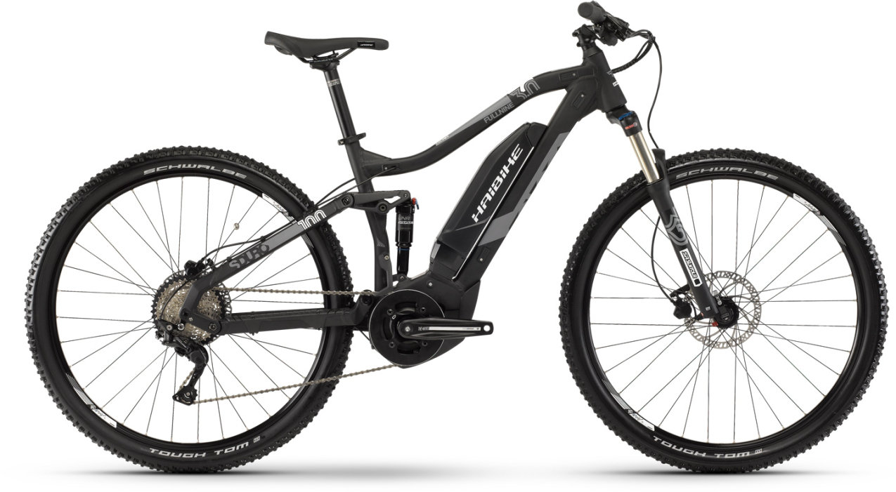 Электровелосипеды с двигателем Bosch, Yamaha, Shimano HAIBIKE SDURO FullNine 3.0 500Wh 10 s. Deore 2019 / черный-серый Артикул 4540198944, 4540198948, 4540198952