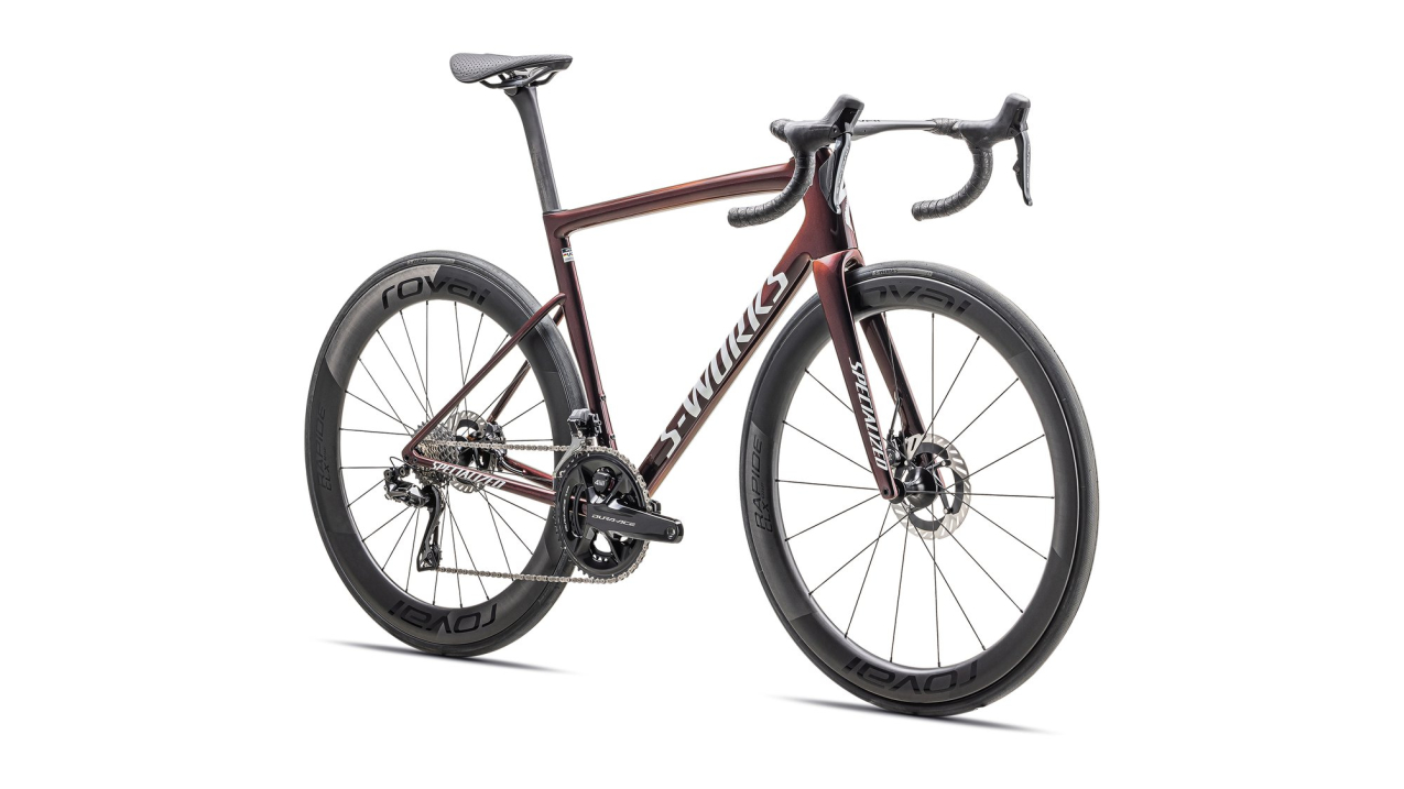 S-WORKS велосипеды шоссе Specialized S-Works Tarmac SL8 Dura-Ace Di2 2025 Gloss Solidity / Red To Black Pearl / Metallic Whit Артикул 94925-0154, 94925-0161, 94925-0158, 94925-0152, 94925-0149, 94925-0156