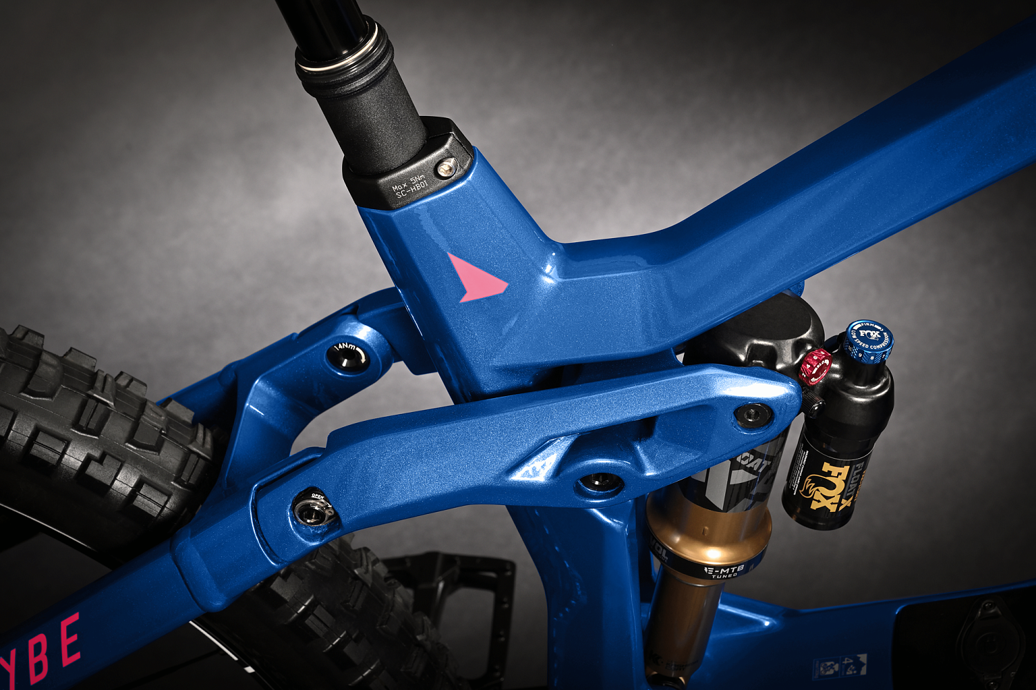 Haibike Hybe 11 i750 Wh Sram GX Eagle AXS 2024 Blue/Magenta/Pink Gloss