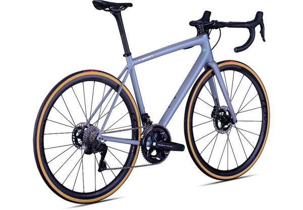 Шоссейные велосипеды Specialized S-Works Aethos Dura Ace Di2 2022 Cool Grey/Chameleon Eyris Tint/Brushed Chrome Артикул 97222-0154, 97222-0156, 97222-0149, 97222-0158, 97222-0152, 97222-0161