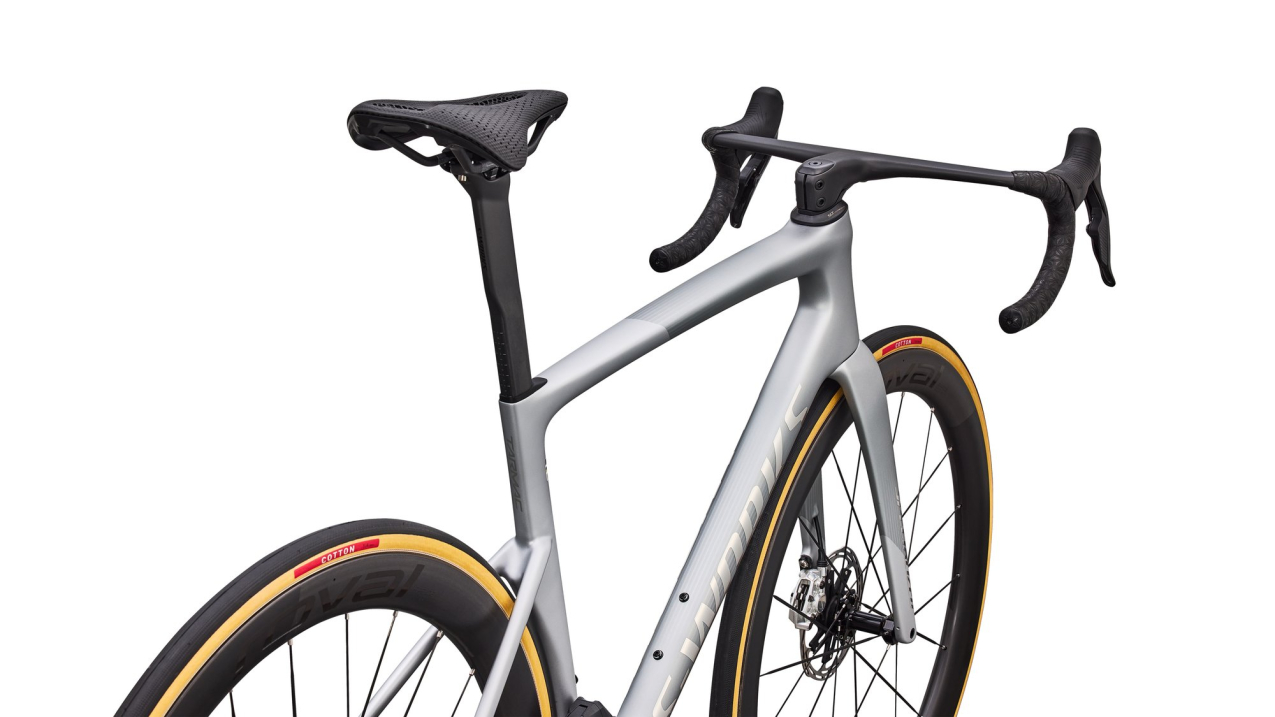 S-WORKS велосипеды шоссе Specialized  S-Works Tarmac SL9 AXS 2027 Satin Silver Dust / Spectrum Flake / Chrome Артикул 94927-0052, 94927-0061, 94927-0058, 94927-0049, 94927-0056, 94927-0054