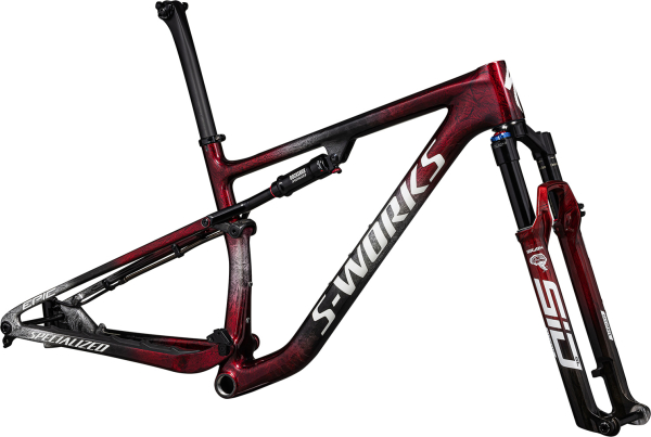 Рамы горных велосипедов рама Specialized S-Works Epic 2023 Gloss Red Tint / Black Tint / Flake Silver / Granite Артикул 70323-0102, 70323-0103, 70323-0105, 70323-0104, 70323-0101