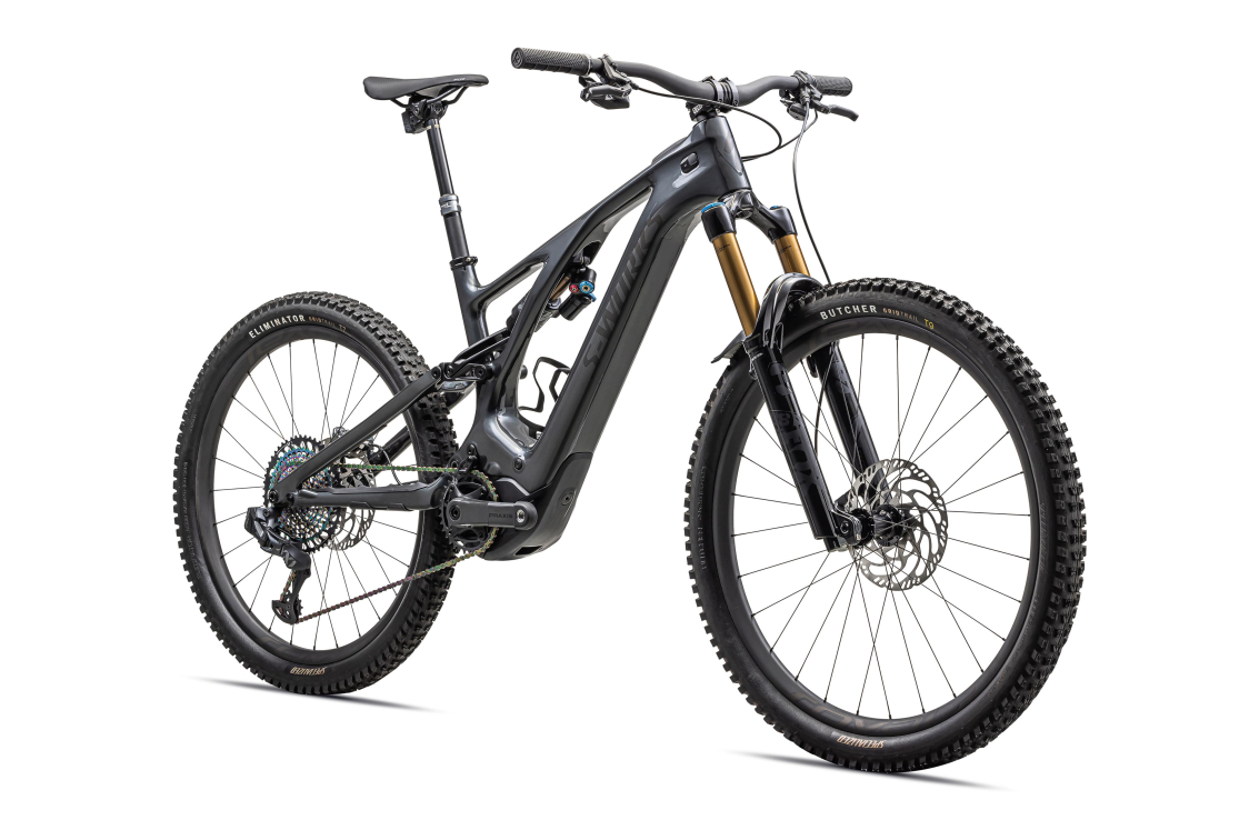 TURBO LEVO - лучшее из возможного! Specialized S-Works Turbo Levo 29/27 2023 Gloss Black Liquid Metal / Satin Black Chrome Foil Артикул 95223-0204, 95223-0202, 95223-0205, 95223-0206, 95223-0203