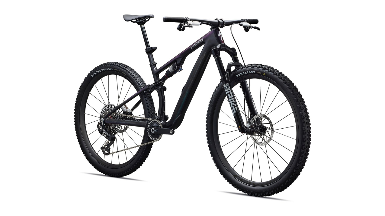 S-WORKS горные велосипеды Specialized S-Works Epic 8 Evo AXS 2026 Gloss Carbon / Green to Purple Viavi Fade / Brushed Liquid M Артикул 90326-0203, 90326-0204, 90326-0205, 90326-0202