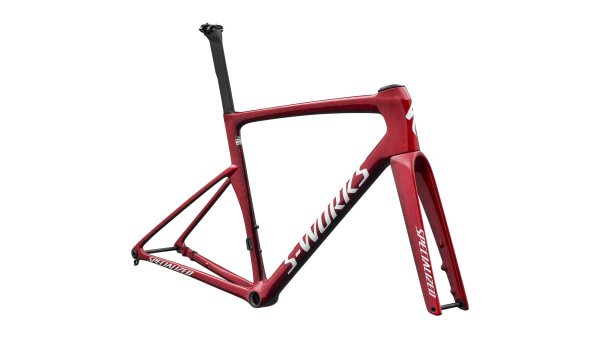 рама Specialized S-Works Tarmac SL9 FRMSET 2027 Gloss Vivid Red / Tarmac Black / White Silver Metall