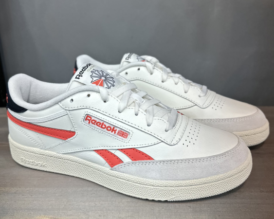 Кроссовки Кроссовки Reebok Club C Revenge chalk/semi orange flare/core black Артикул GX170210.5, GX17027, GX17026.5, GX17028.5, GX17028, GX170211.5, GX17026, GX17029.5, GX170210, GX17027.5, GX17029, GX170212, GX170211
