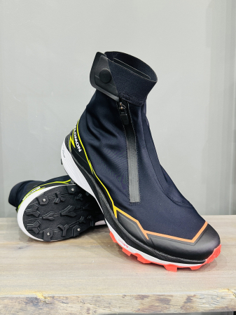 Зимняя обувь Кроссовки Salomon Winter Cross Spike Black/Neon Flame/Safety Yellow Артикул L47307300-10.5, L47307300-9, L47307300-10